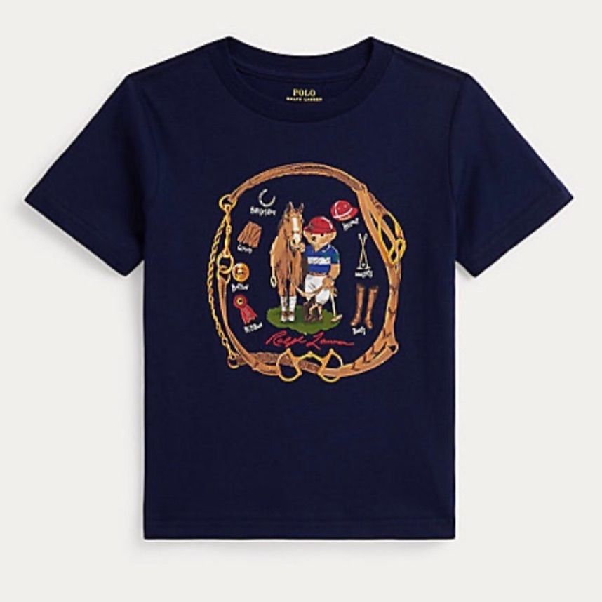 ポロラルフローレン Polo ベア Tシャツ ジュニア用 170cm ネイビー 