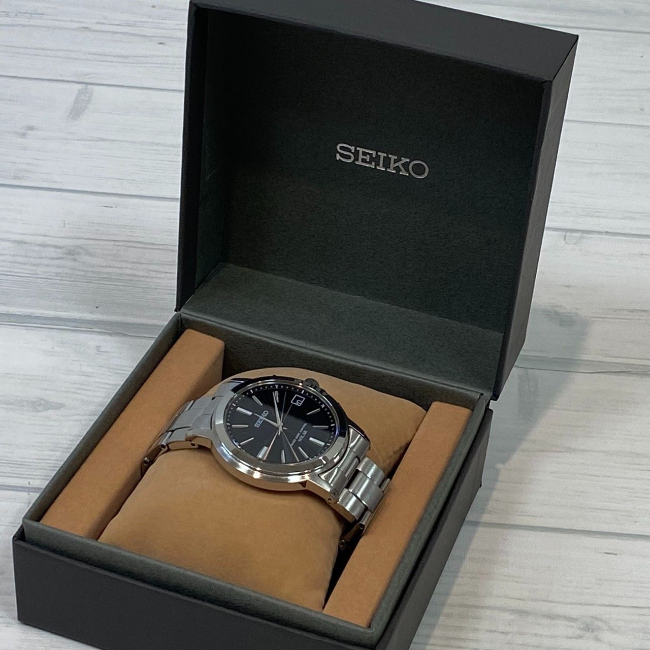 塩】稼動品 SEIKO セイコー 電波ソーラー SELECTION セレクション 