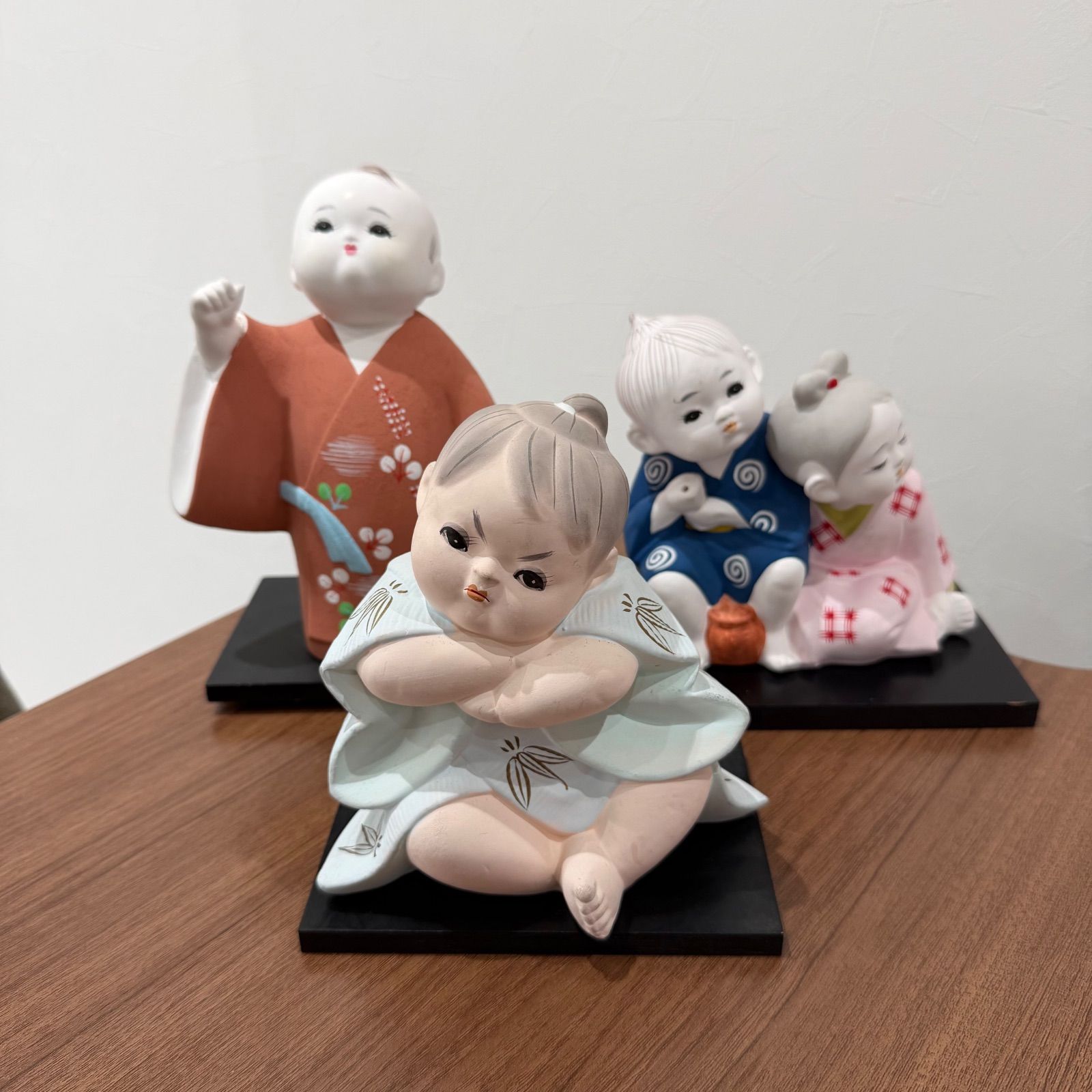 博多人形 童 3点セット 置物 縁起物 伝統工芸品 - メルカリ
