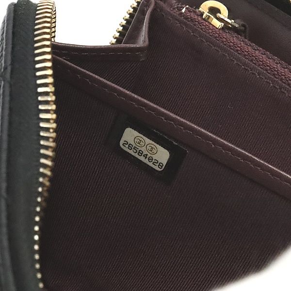 広尾店】美品シャネル CHANEL マトラッセ ラウンドジップ 長財布 