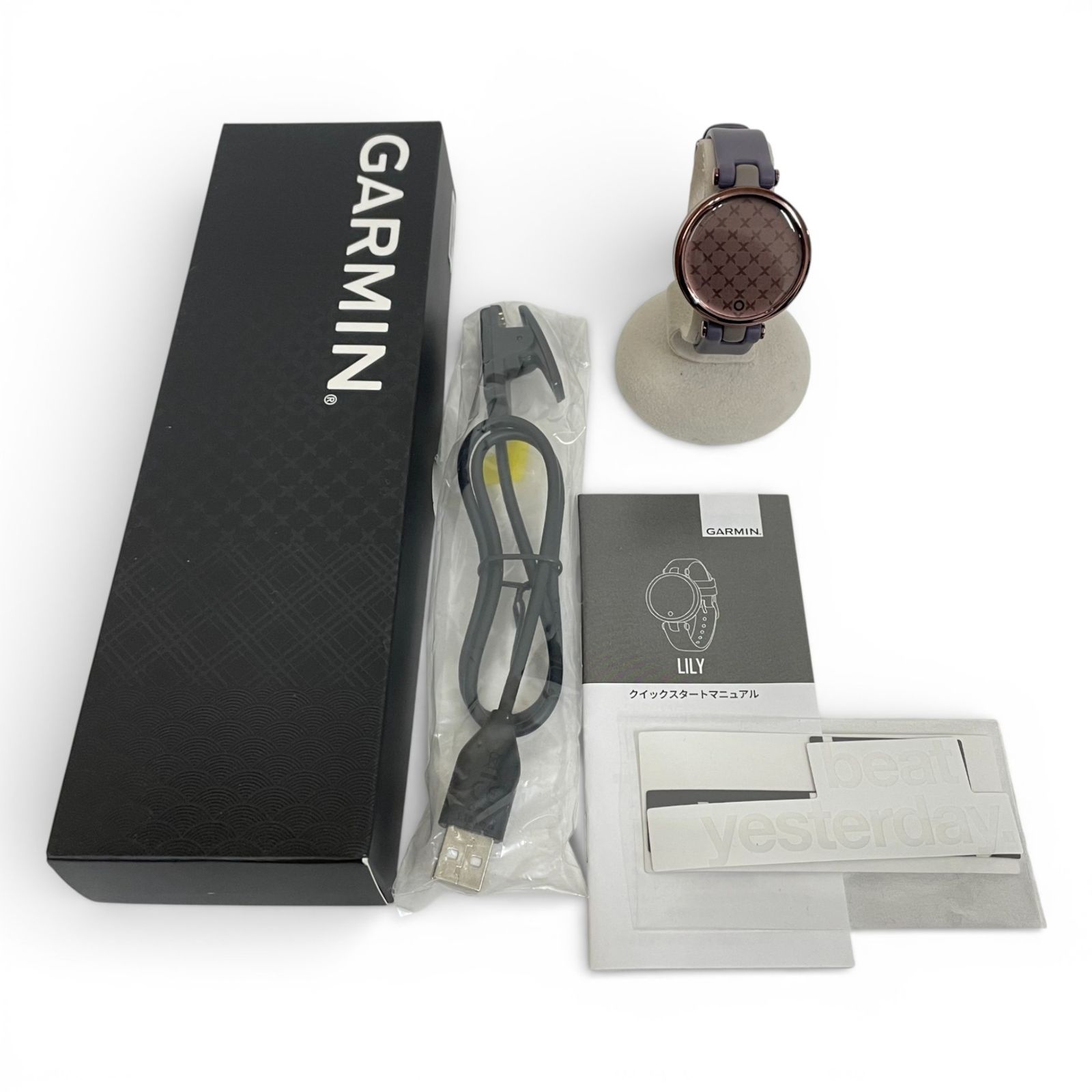 GARMIN Lily Sport スマートウォッチ【中古】 - メルカリ