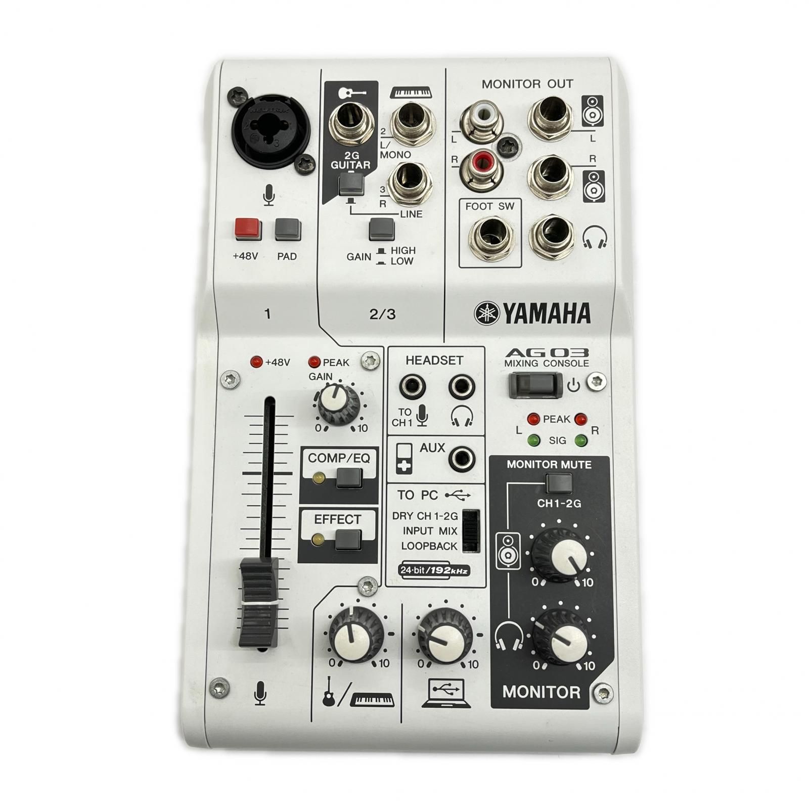 YAMAHA ヤマハ ウェブキャスティングミキサー 本体のみ AG03