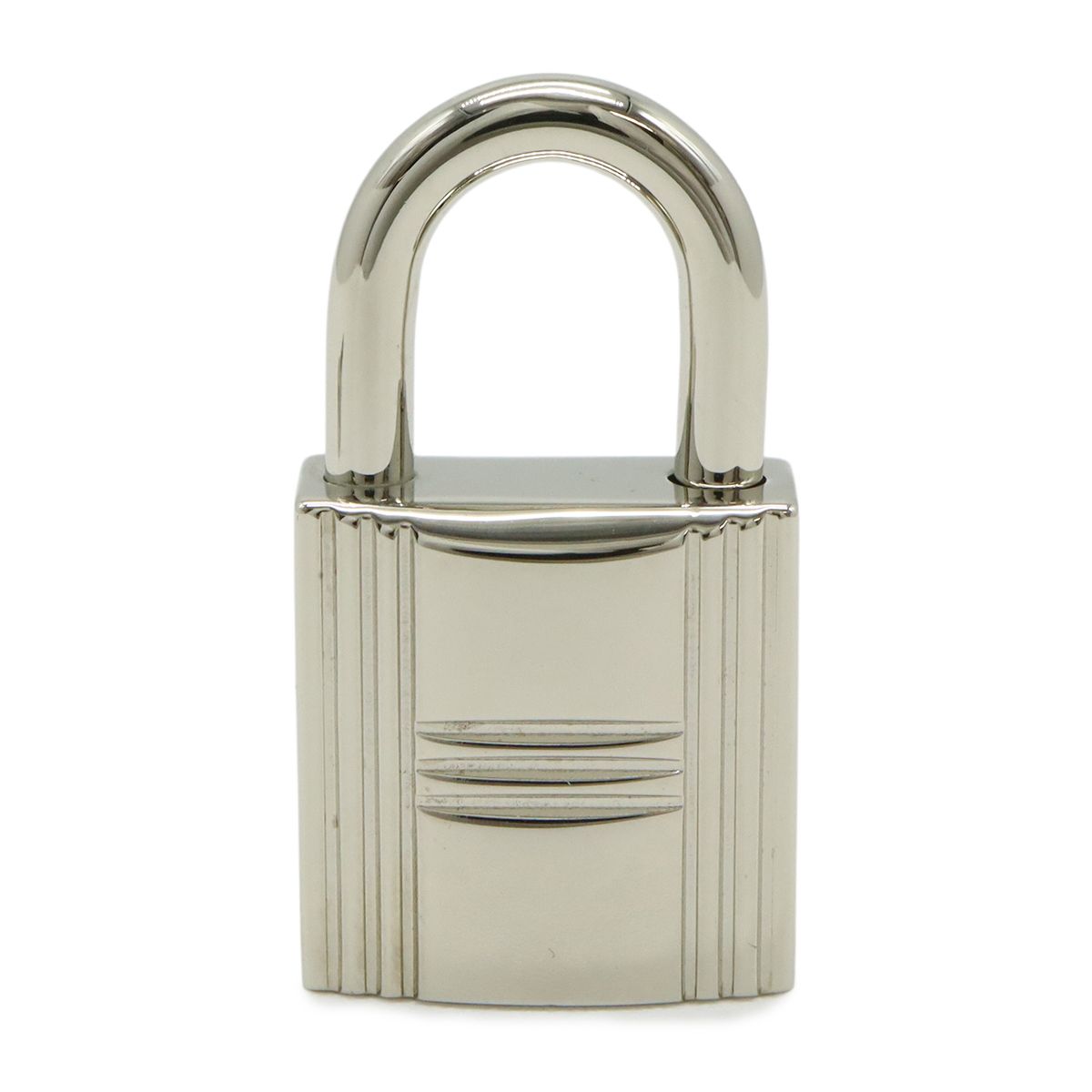 超美品 HERMES シルバー カデナ 南京錠 パドロック 鍵付き117 HERMES エルメス カデナ パドロック No.117 南京錠 鍵 カギ キー付き