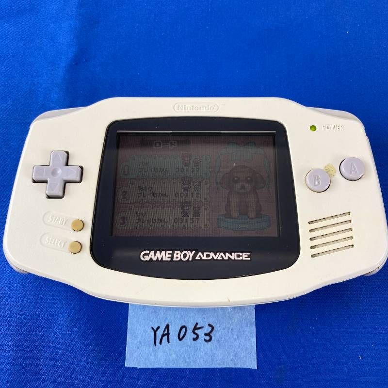 ニンテンドー GBA ゲームボーイアドバンス 本体 ホワイト 白 動作確認