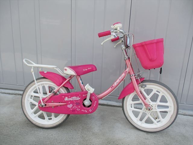 美品子供用自転車16インチ E949☆整備済み☆完成車発送☆中古子ども自転車【16インチ エコキッズ