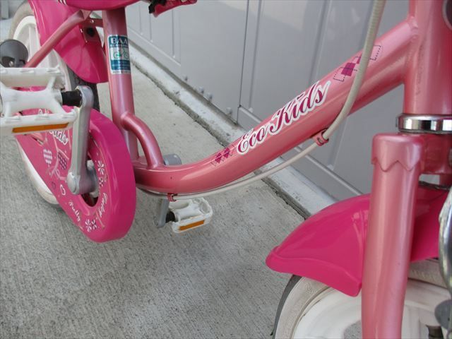 E949☆整備済み☆完成車発送☆中古子ども自転車【16インチ エコキッズ