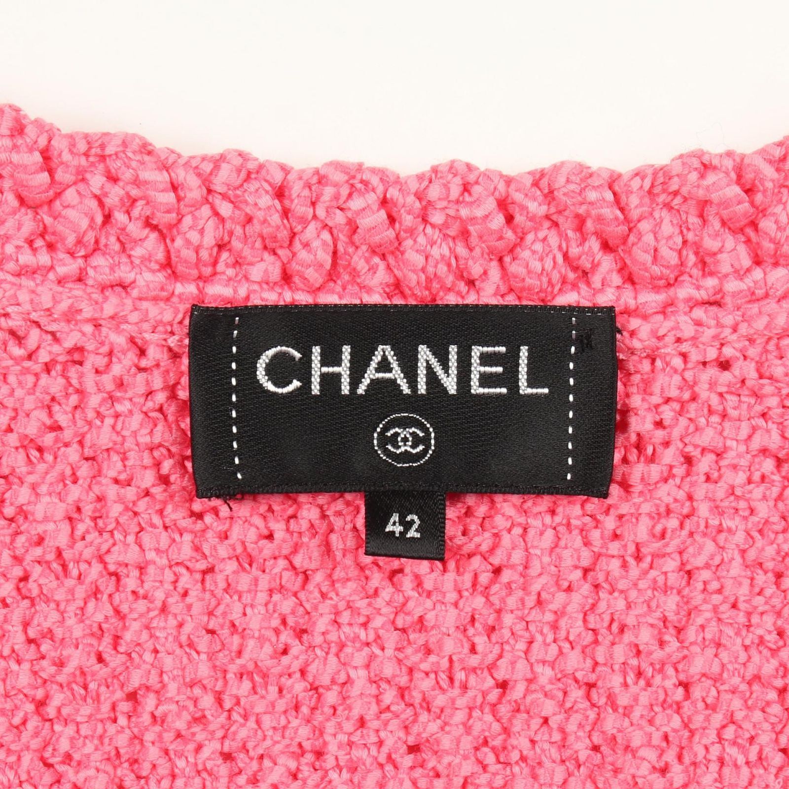 シャネル CHANEL ベスト ココマークボタン ニット P72795K10459