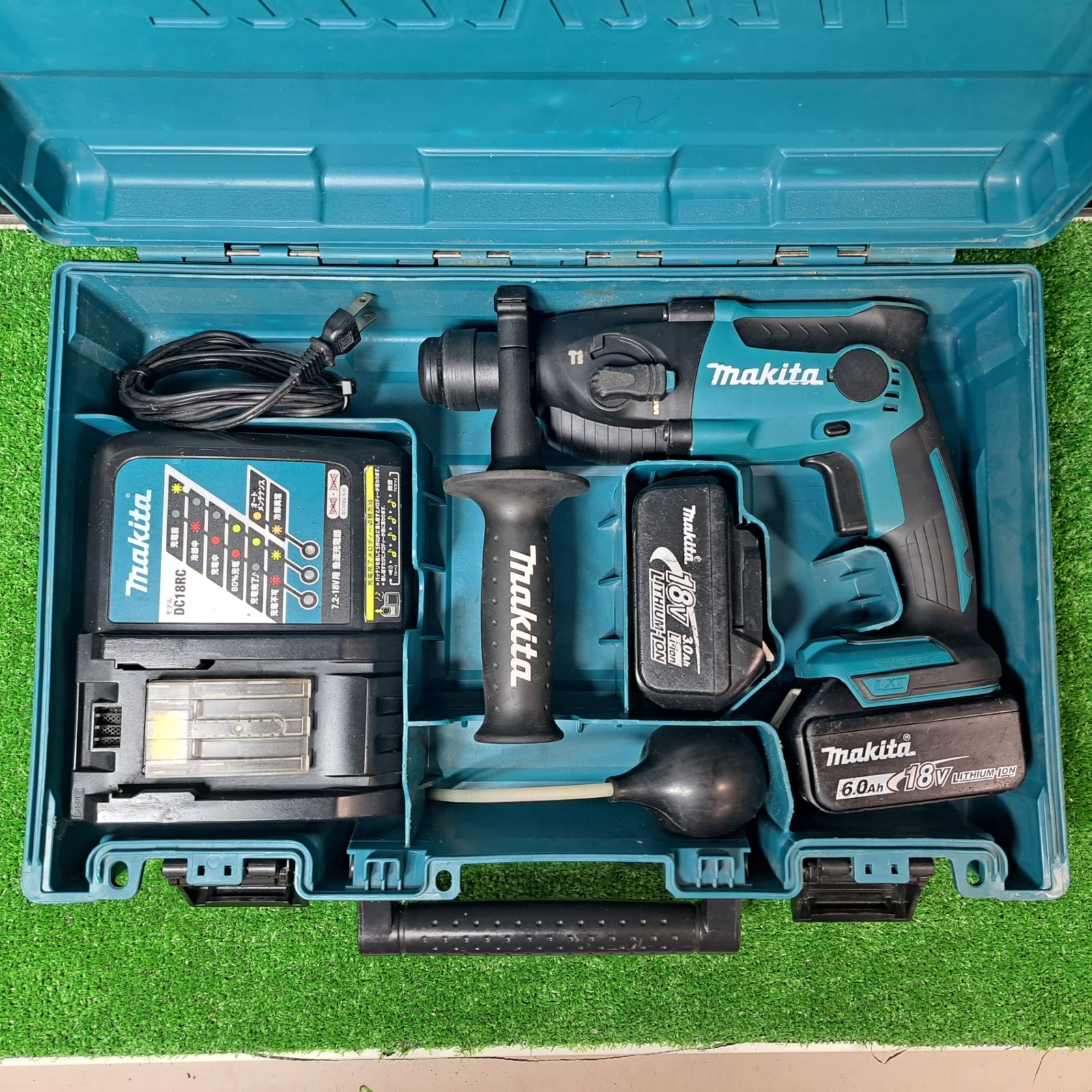 ☆マキタ(makita) コードレスハンマドリル HR165DRGX 18Vバッテリー2個 