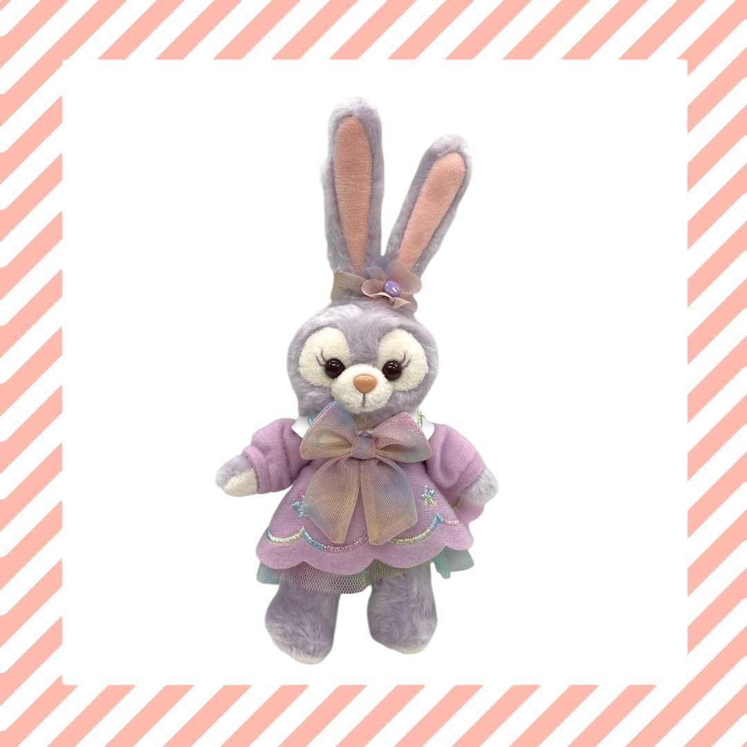 ディズニー ぬいぐるみバッジ【ステラルー】ハートフェルトレターズ