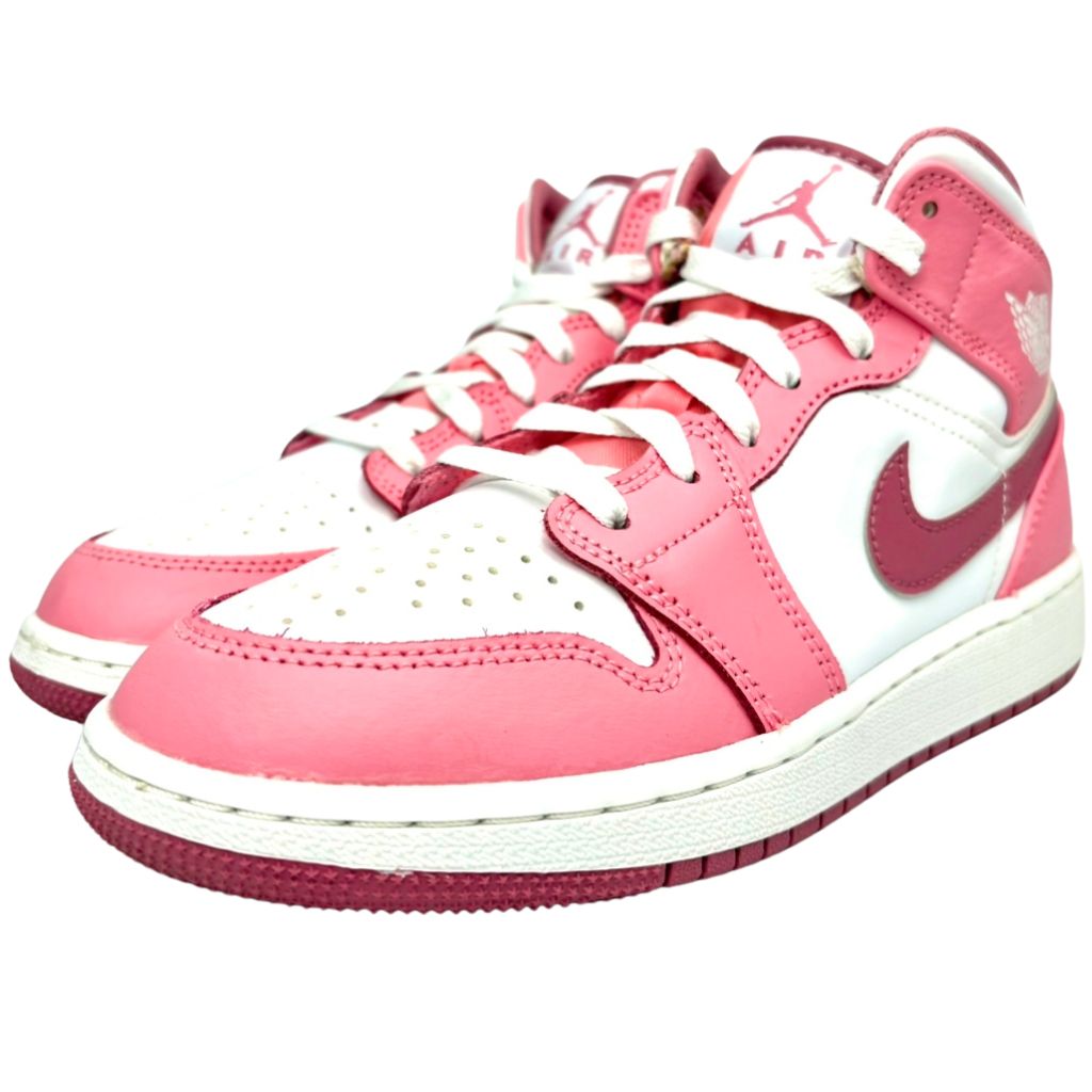 NIKE AIR JORDAN 1 MID CORAL CHALK WHITE DESERT BERRY ナイキ エア
