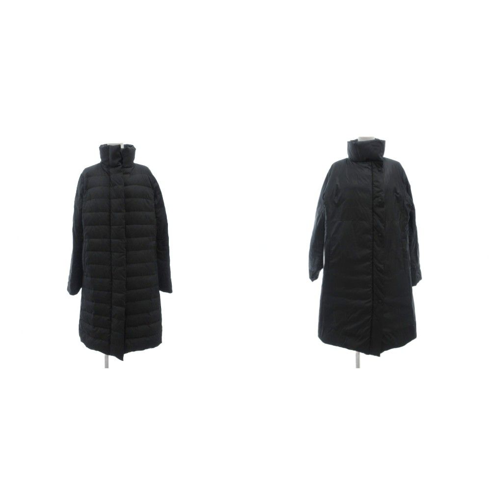 ドゥクラッセ DoCLASSE ダウンコート リバーシブル ロング丈 XL 黒 