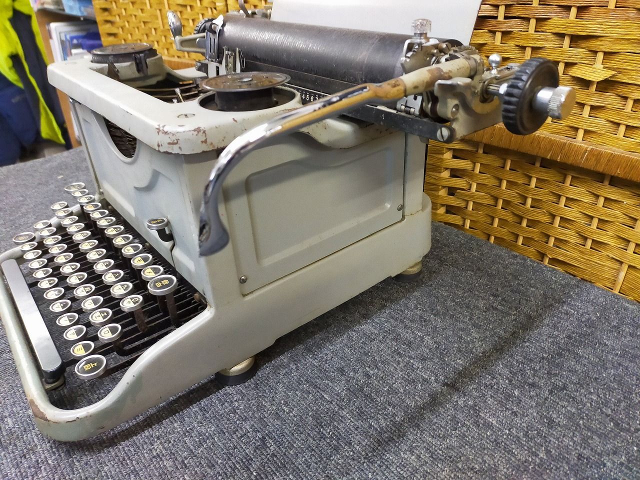 和文タイプライター Aspeed 昭和44年 中島精密工業 レトロ ジャンク
