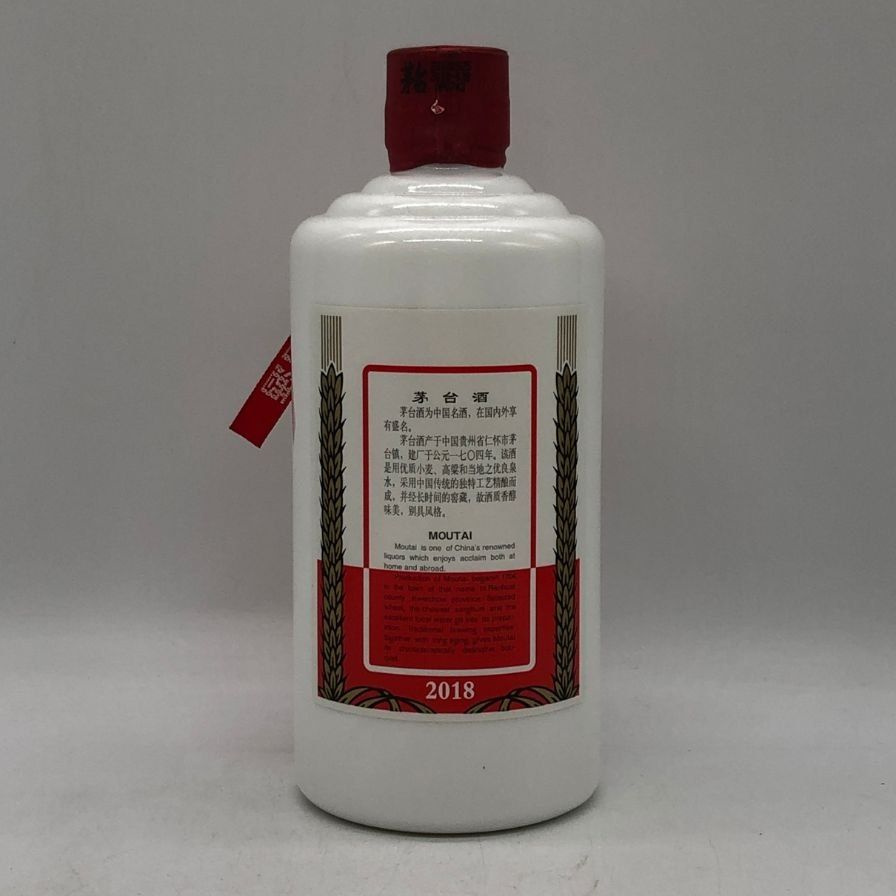 貴州茅台酒 天女ラベル 500ml 2018年 アルコール分:53% 貴州茅台酒