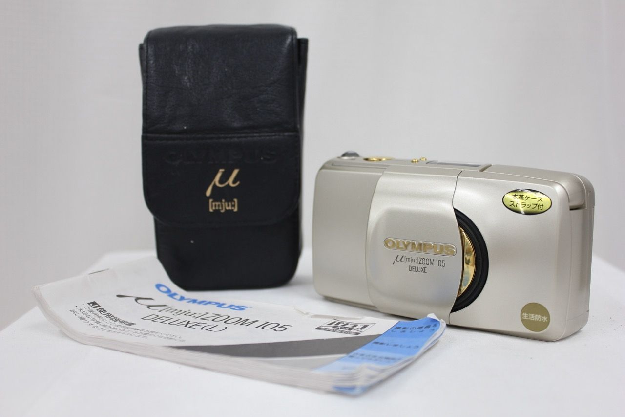 返品保証】 オリンパス Olympus μ mju ZOOM 105 DELUXE 38-105mm