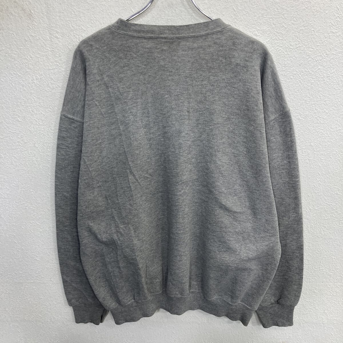 90s～00s RUSSELL ATHLETIC 無地スウェット トレーナー XL グレー 