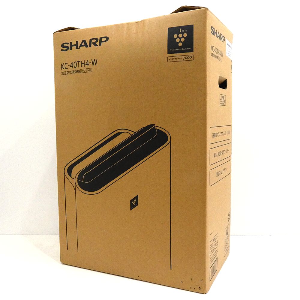 小牧店】箱開封・未使用品 SHARP シャープ 加湿空気清浄機 KC-40TH4-W
