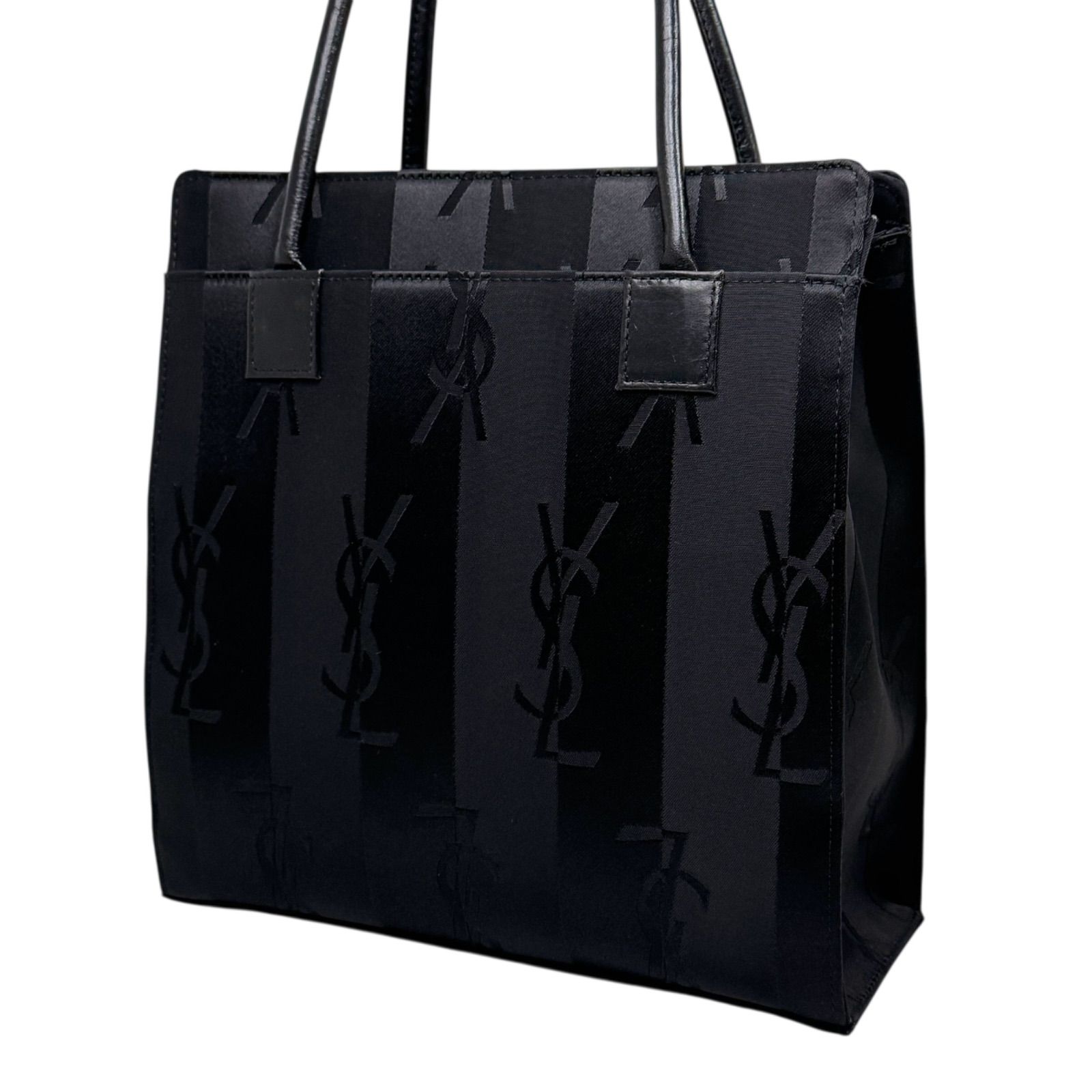 希少 Yves Saint Laurent イヴサンローラン YSL カサンドラ ストライプ 