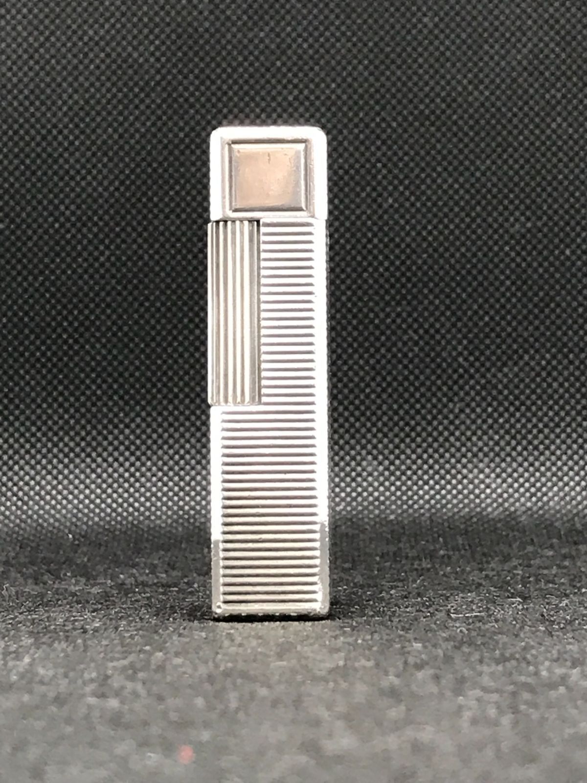 28593】S.T.Dupont デュポン ガスライター シルバー 箱付 Dupont