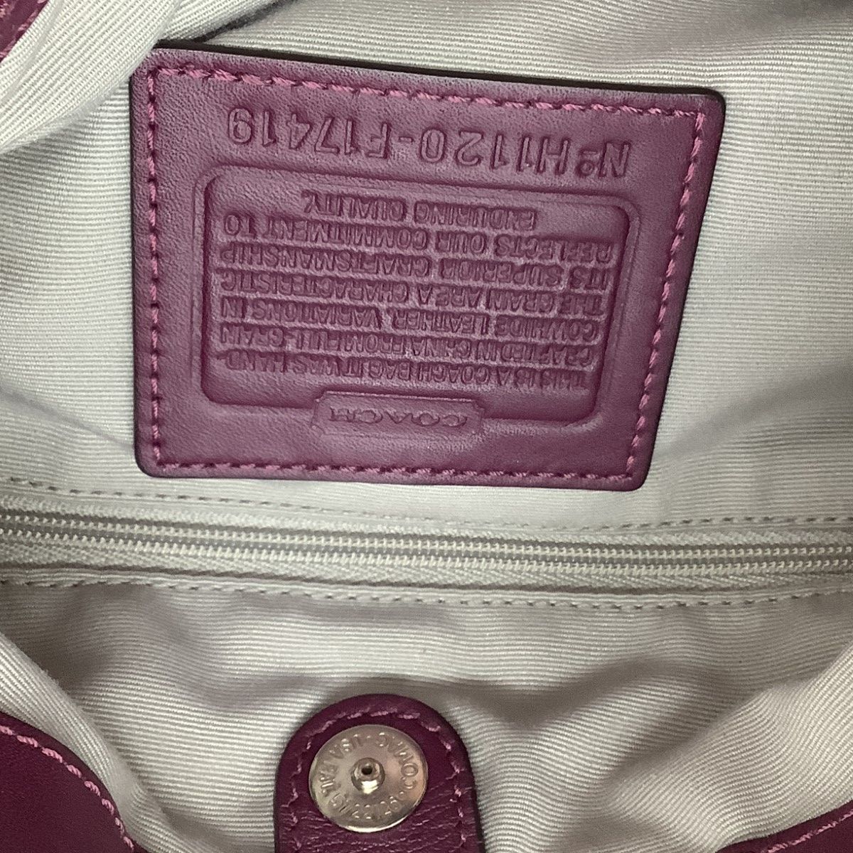 レディース COACH コーチ パイソン柄 ハンドバッグ H1120-F17419 赤系