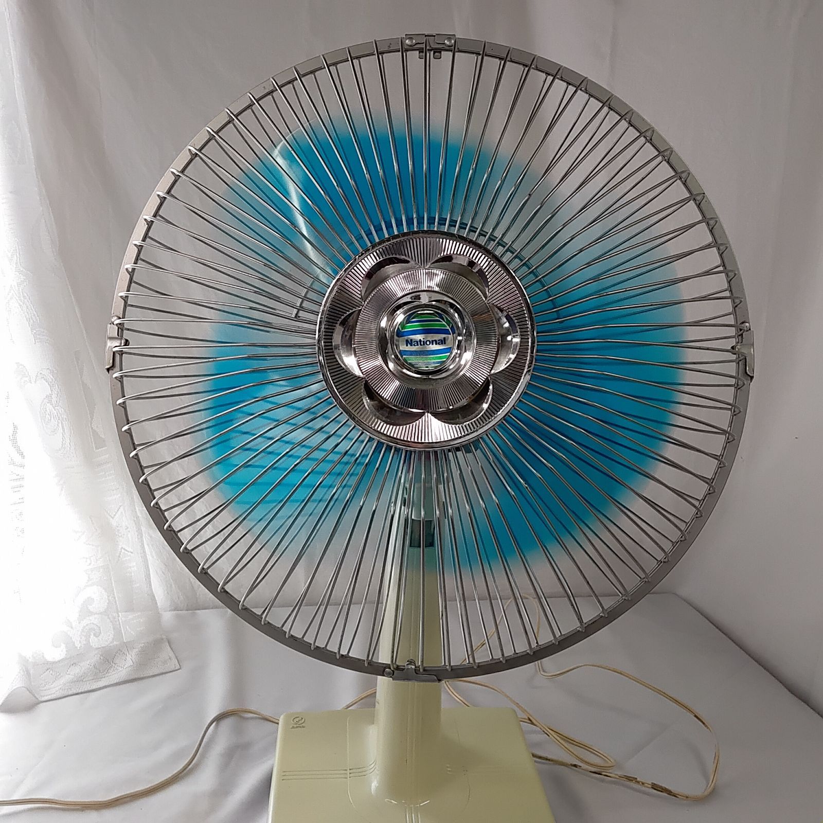 【レア】ナショナル 扇風機 F-30F1C 昭和レトロ 当時物 中古品 ナショナル 扇風機 せんぷう機 F-30F1K 動作確認済 羽根経30