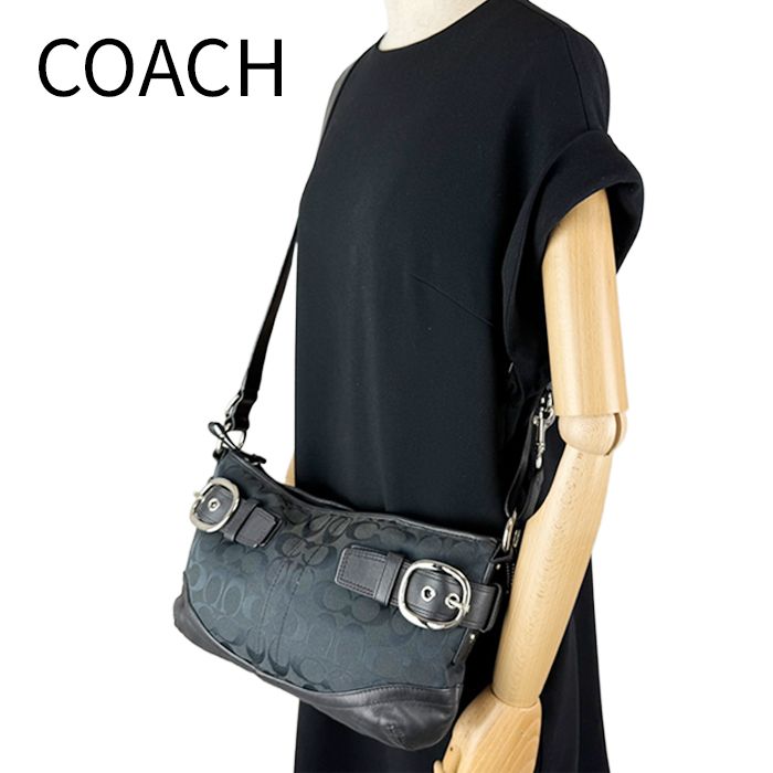 コーチ COACH シグネチャー ショルダーバッグ 斜めがけ レザー 