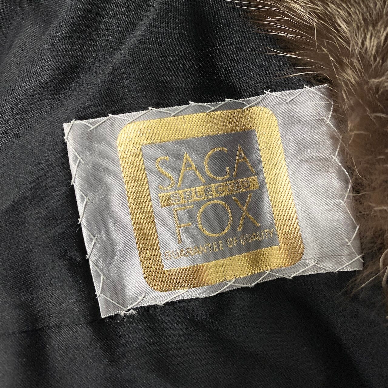 70c24 SAGA FOX サガフォックス 金サガ シルバーフォックス ファー