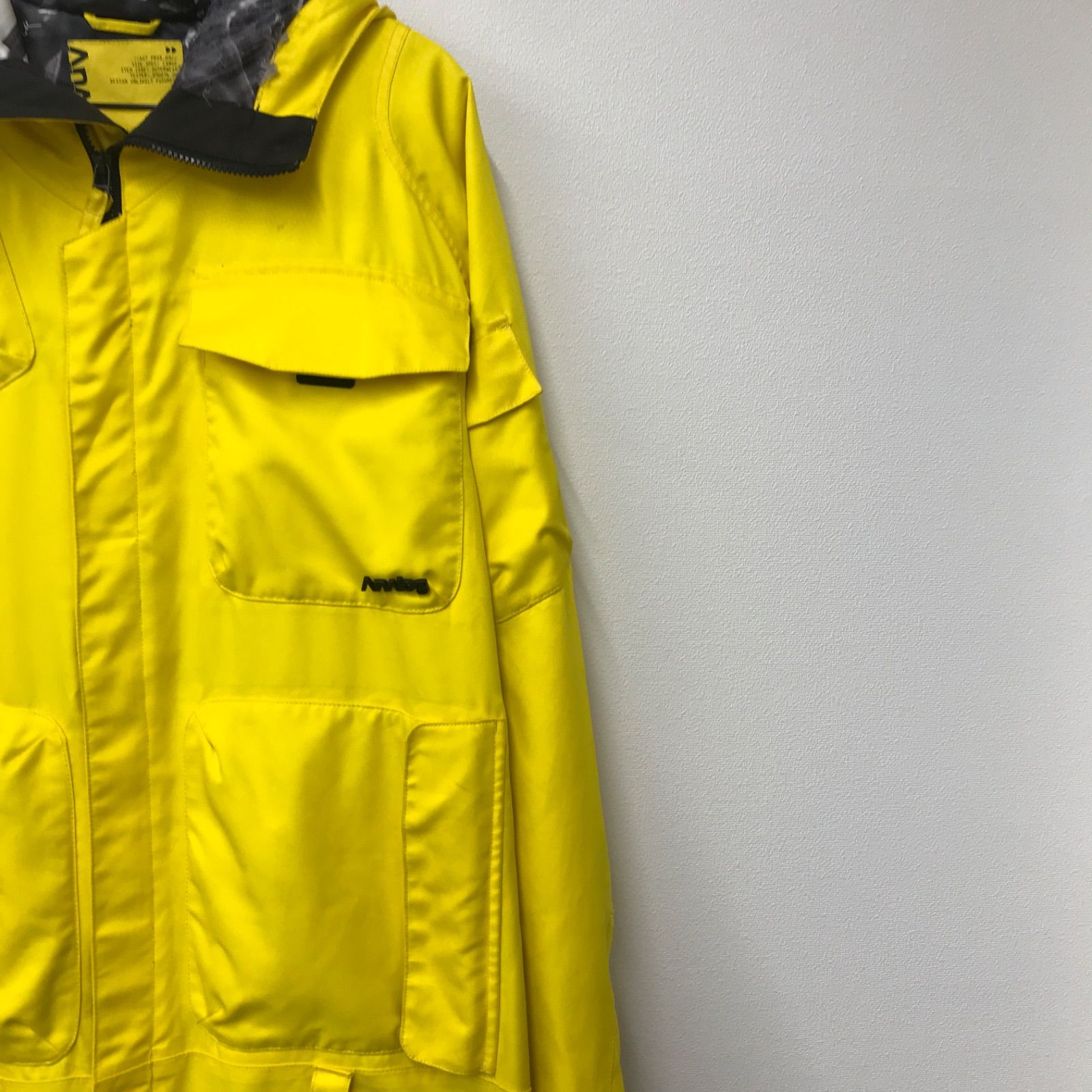 BURTON イエロー スノーボードオーバーオール N3002 BURTON バートン ANALOG アナログ スノーボードウェア