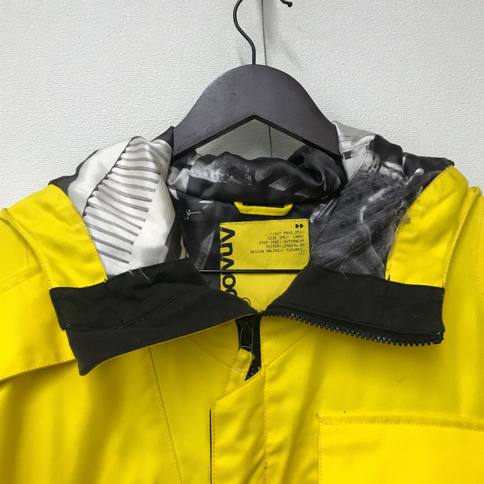 BURTON イエロー スノーボードオーバーオール N3002 BURTON バートン ANALOG アナログ スノーボードウェア