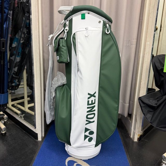  Cb 未使用品 YONEX キャディバッグ 9.0型 軽量 2.8kg ミニポーチ付き 男女兼用 ゴルフバッグ CB-6851 ヨネックス 葛西店 パター練習用品 ゴルフバッグ キャディバッグ ゴルフ