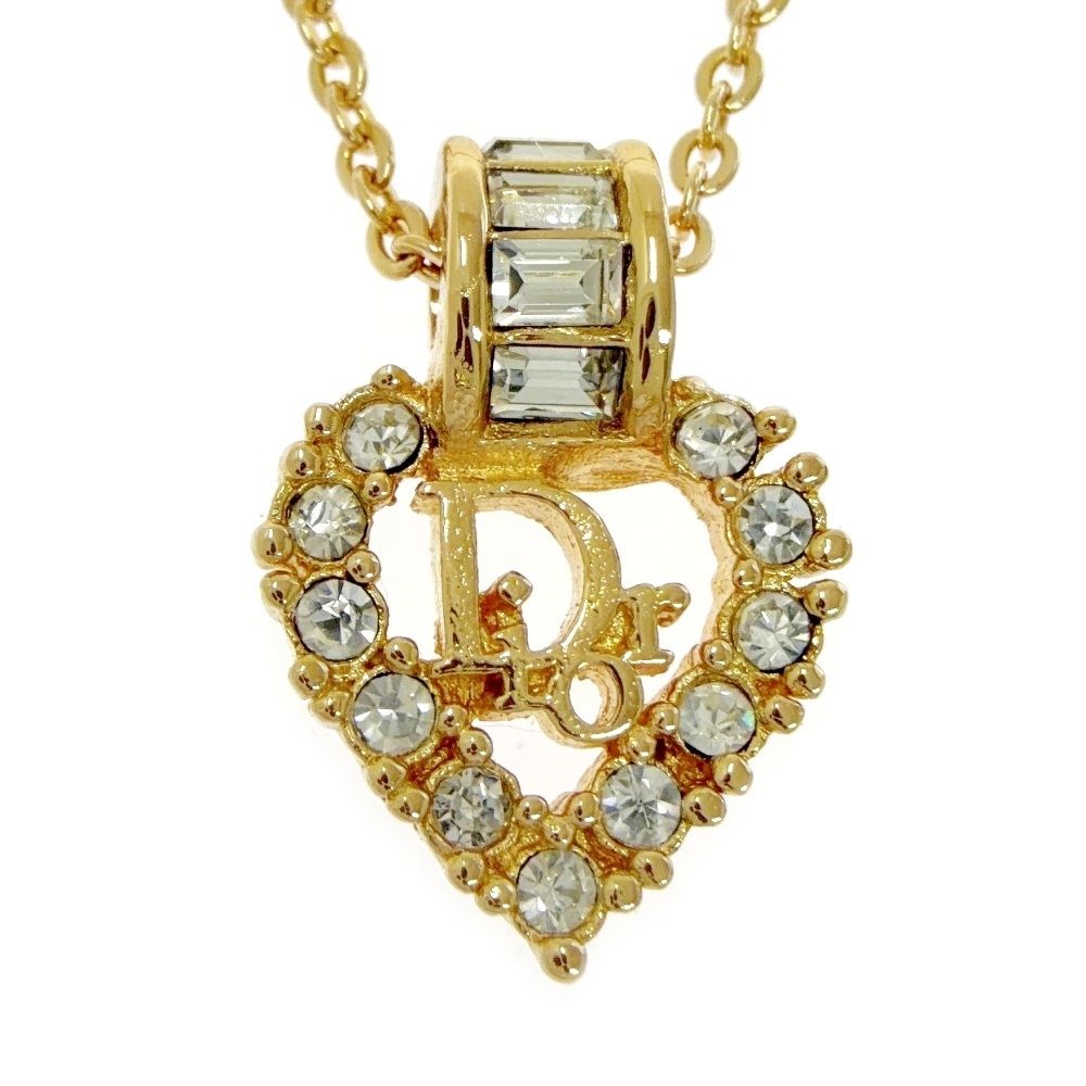 中古】Christian Dior クリスチャンディオール GP ラインストーン Dior