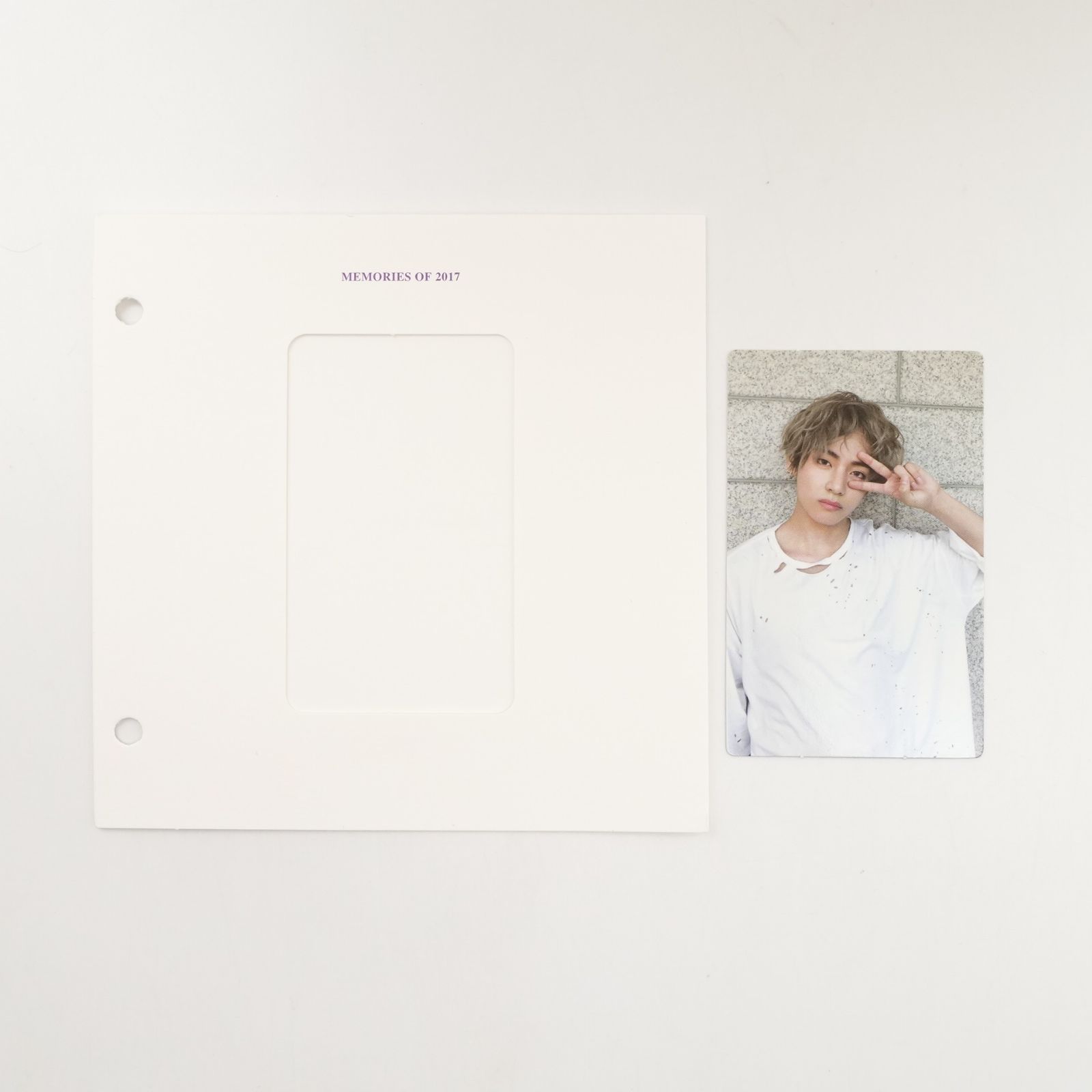 CD 公式BTS メモリーズ memories 2017 テテ テヒョン トレカ