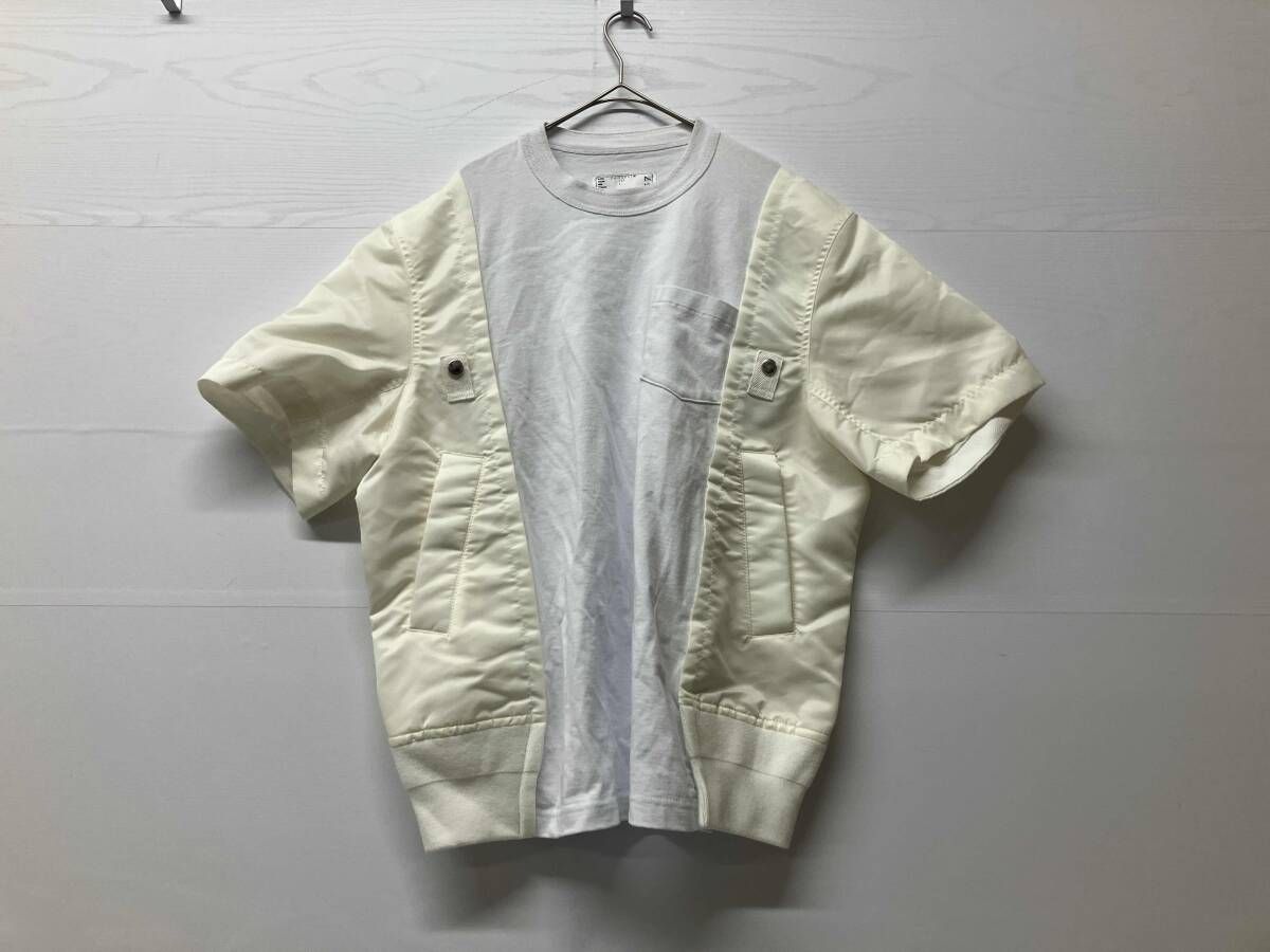 sacai サカイ 24-03457M 半袖シャツ サイズ:1 白 夏 - メルカリ