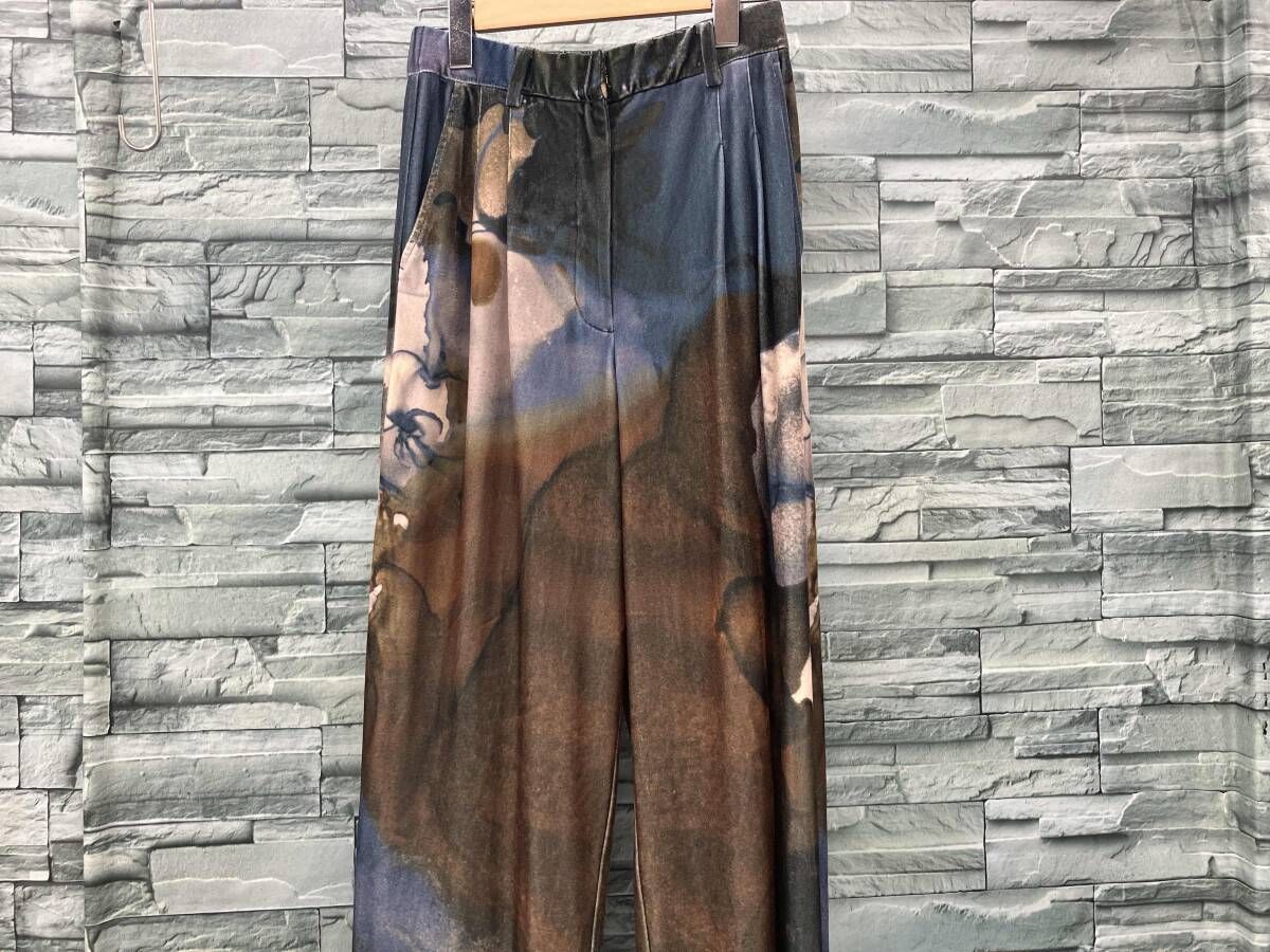 AMERI/パンツ／VINTAGE RUST INK ART WIDE PANTS/Mサイズ 【公式通販】