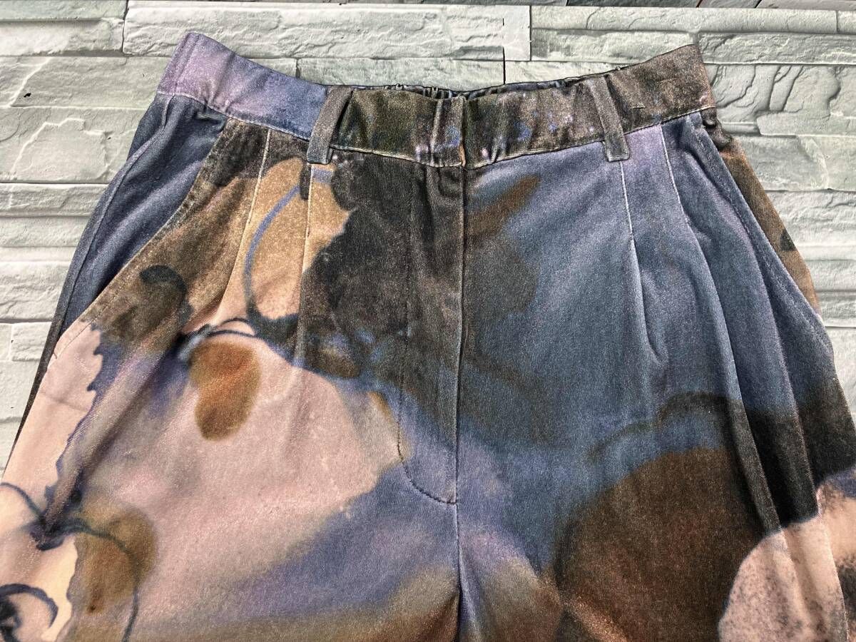 AMERI/パンツ／VINTAGE RUST INK ART WIDE PANTS/Mサイズ 【公式通販】