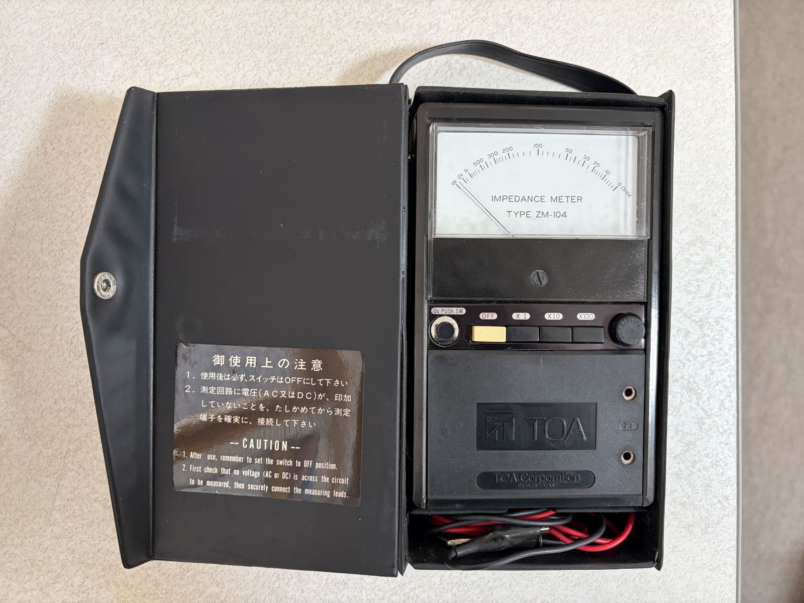 TOA インピーダンスメーター ZM-104a - メルカリ