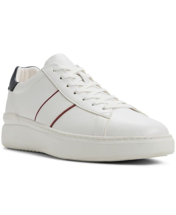 【定番人気，お得】アルド メンズ シューズ スニーカー レース ALDO Mens Paxon Synthetic LaceUp Sneakers White ホワイト スニーカー