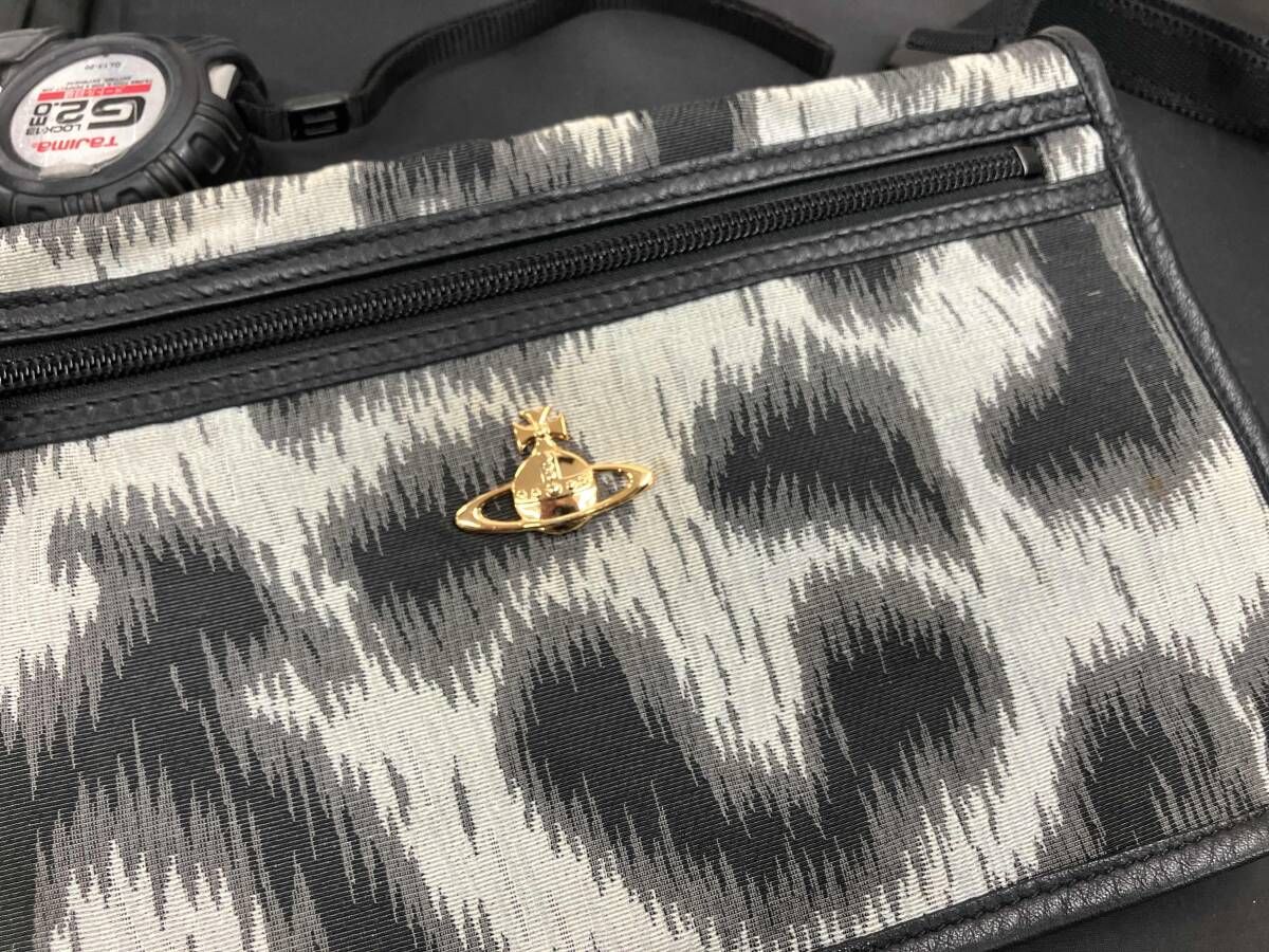 VIVIENNE WESTWOOD / ショルダーバッグ / レオパード柄 / Black 