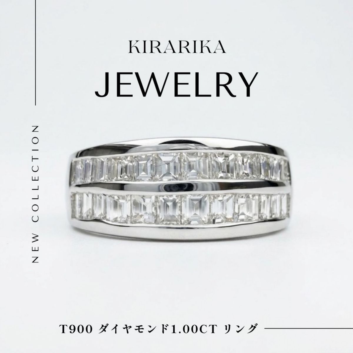 Pt900 ダイヤモンド1.00ct リング - メルカリ