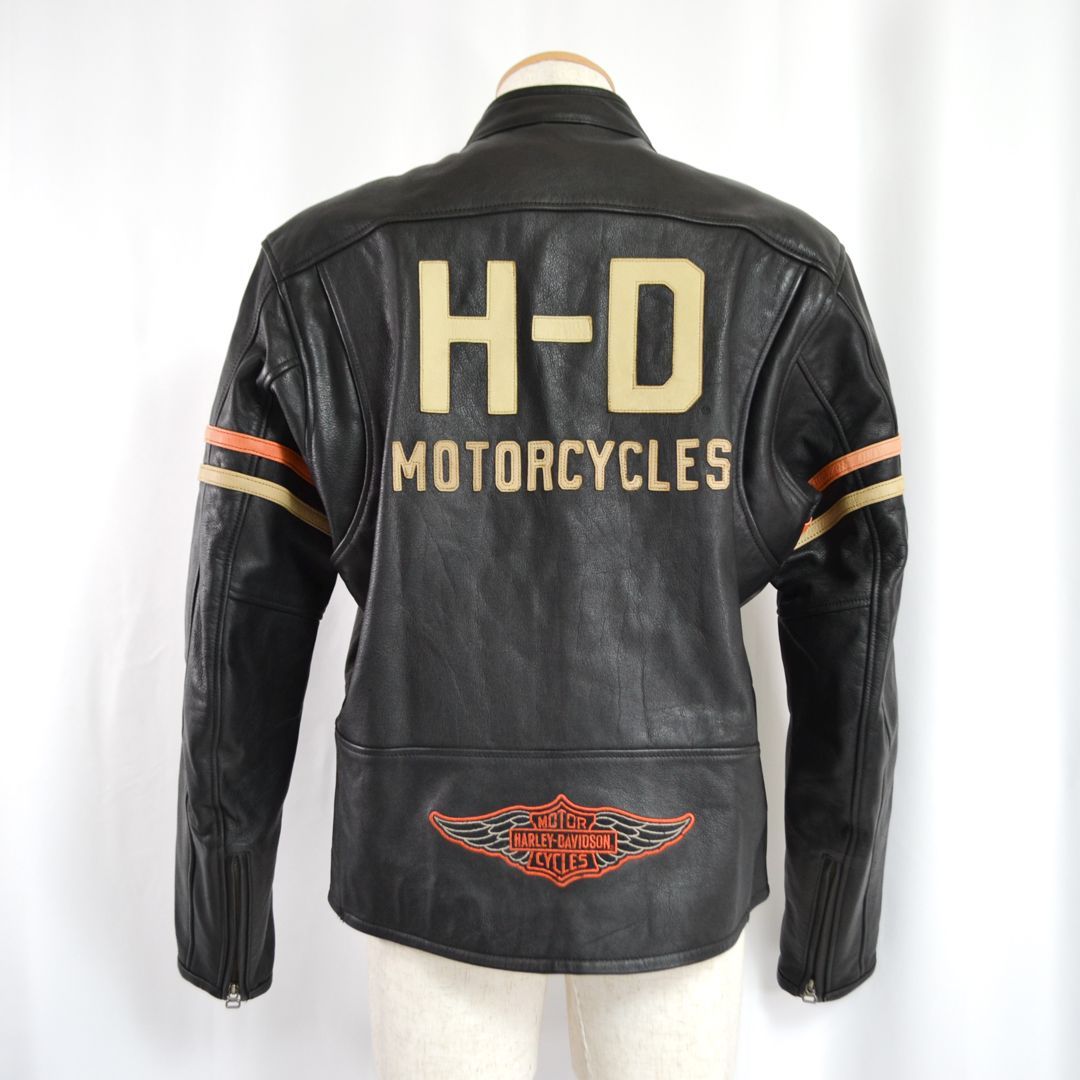 美品】Harley-Davidsonハーレーダビッドソン 00sヴィンテージ レザー 