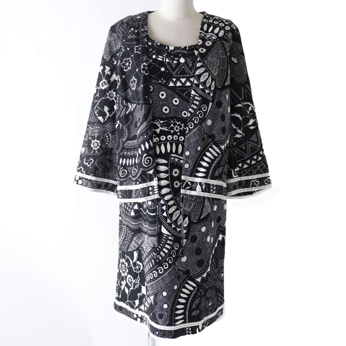 極美品☆正規品 LEONARD FASHION レオナール ファッション 総柄 