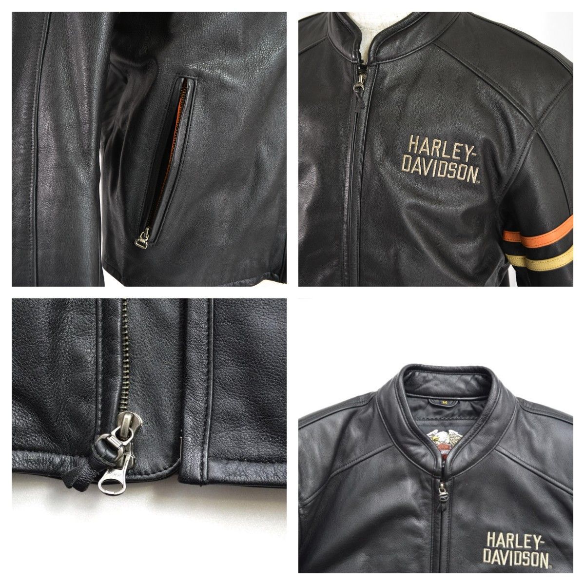 美品】Harley-Davidsonハーレーダビッドソン 00sヴィンテージ レザー 