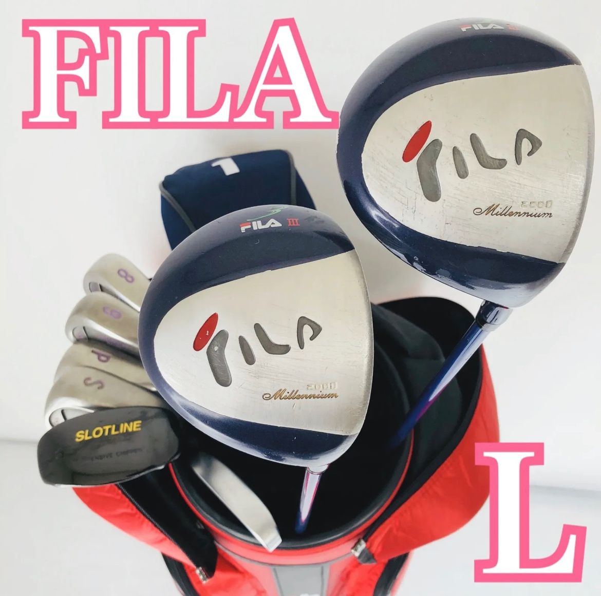 レディース FILA フィラ ゴルフ クラブ セット 初心者 入門 バッグ付き