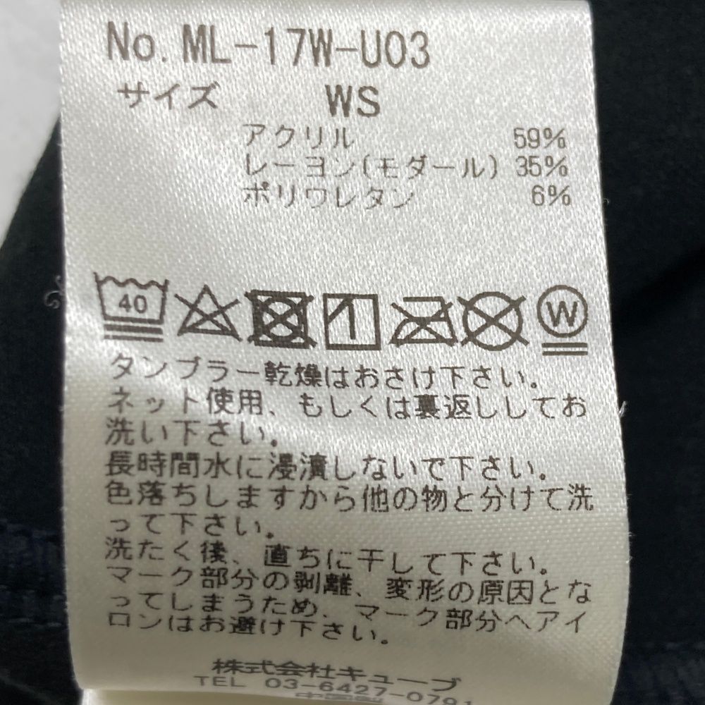 サイズ：WS MARK&LONA マークアンドロナ ハイネック 長袖Tシャツ 微