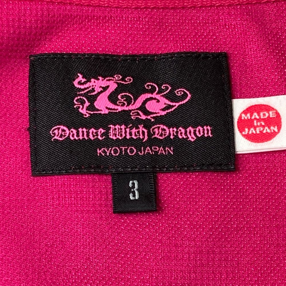 DANCE WITH DRAGON 半袖　カモフラ　パーカー　チビドラ サイズ：3 DANCE WITH DRAGON ダンスウィズドラゴン ジップパーカー