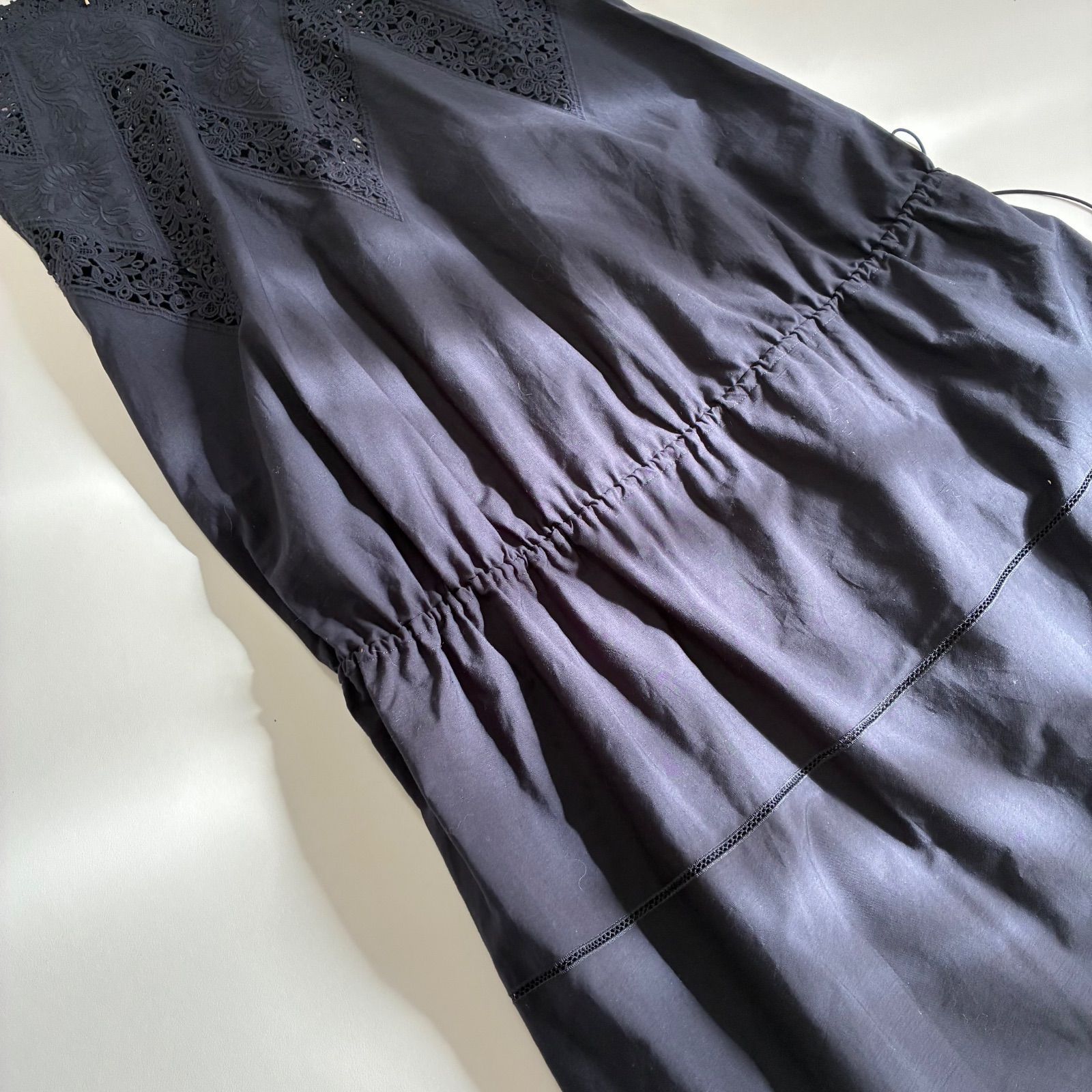 Drawer ドゥロワー ☆24AW PRE2 コットン 刺繍 レース エンブロイ 