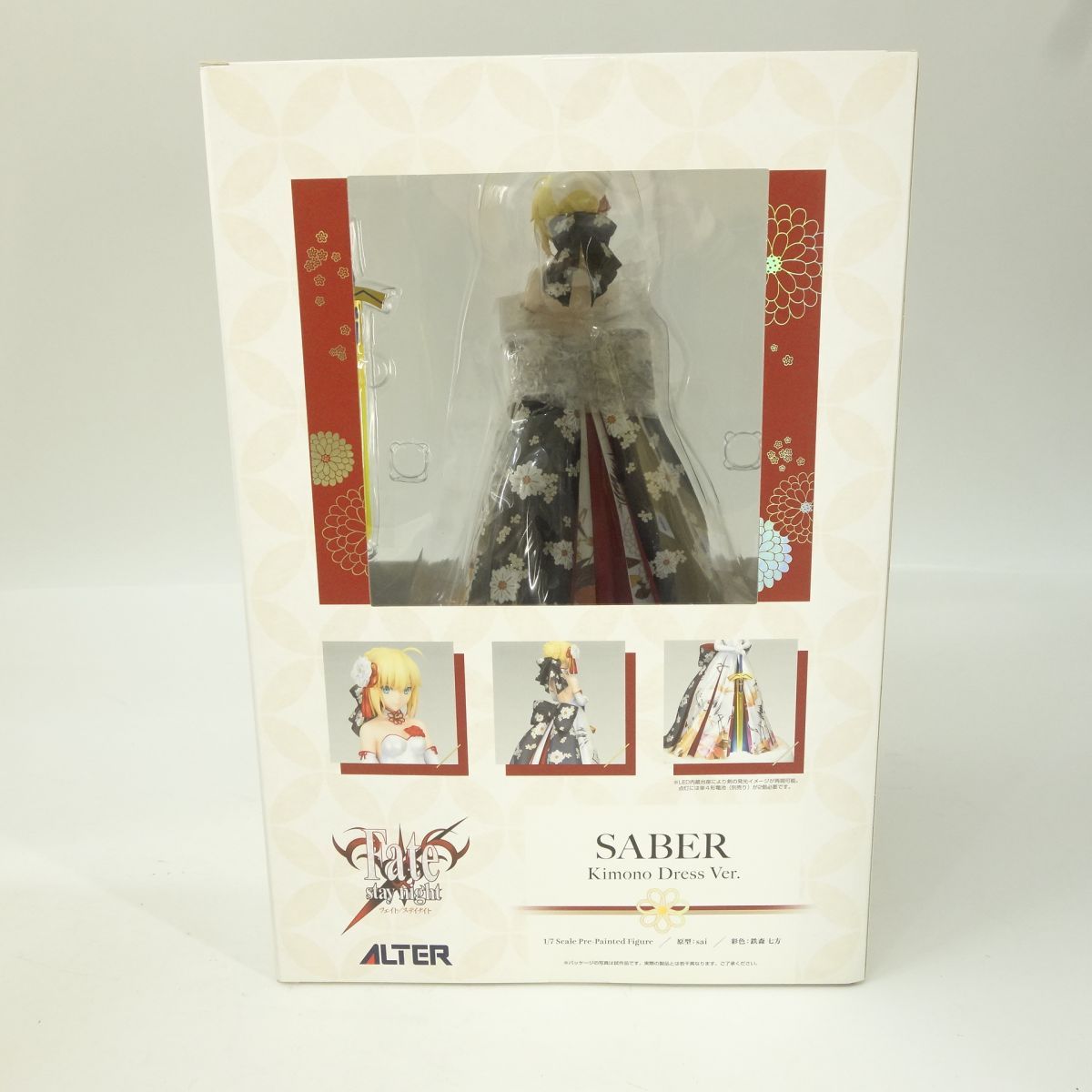 未開封】アルター Fate/stay night セイバー 着物ドレスVer. 1/7
