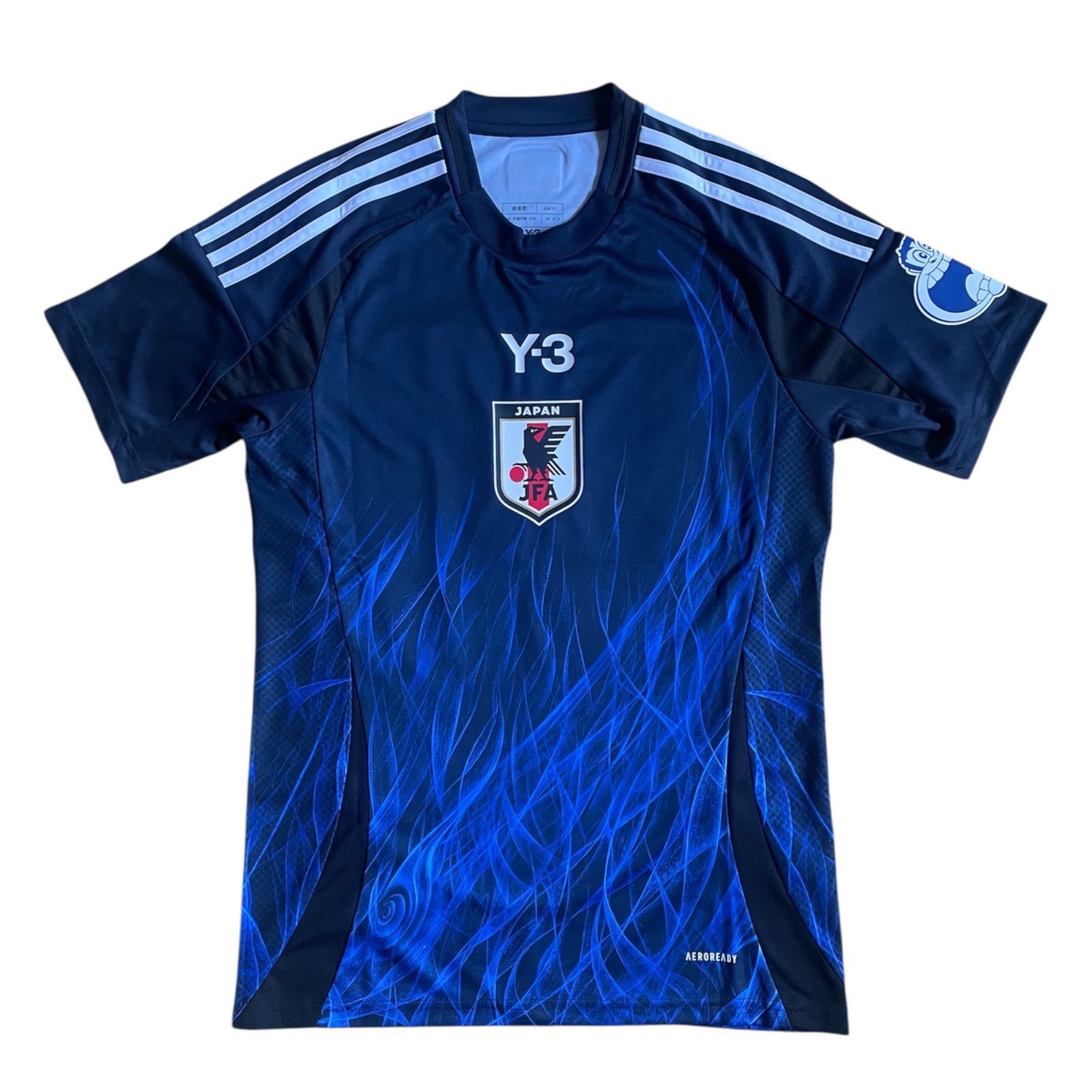 ガリガリ君　アディダス　 日本代表　Y-3 Sサイズ サッカー日本代表 Y-3 ガリガリ君 adidas コラボユニフォーム Sサイズ