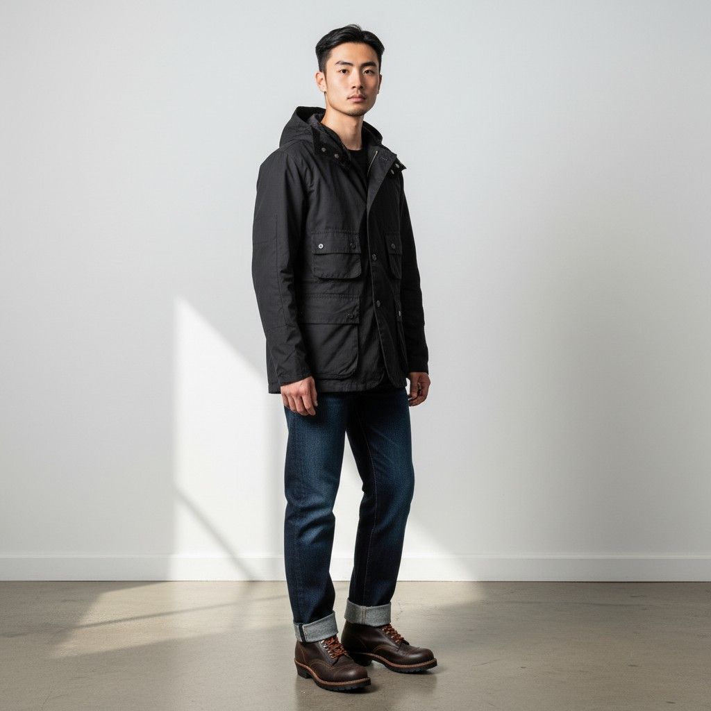 美品】【保存袋付き】Barbourバブアー × Engineered Garments 