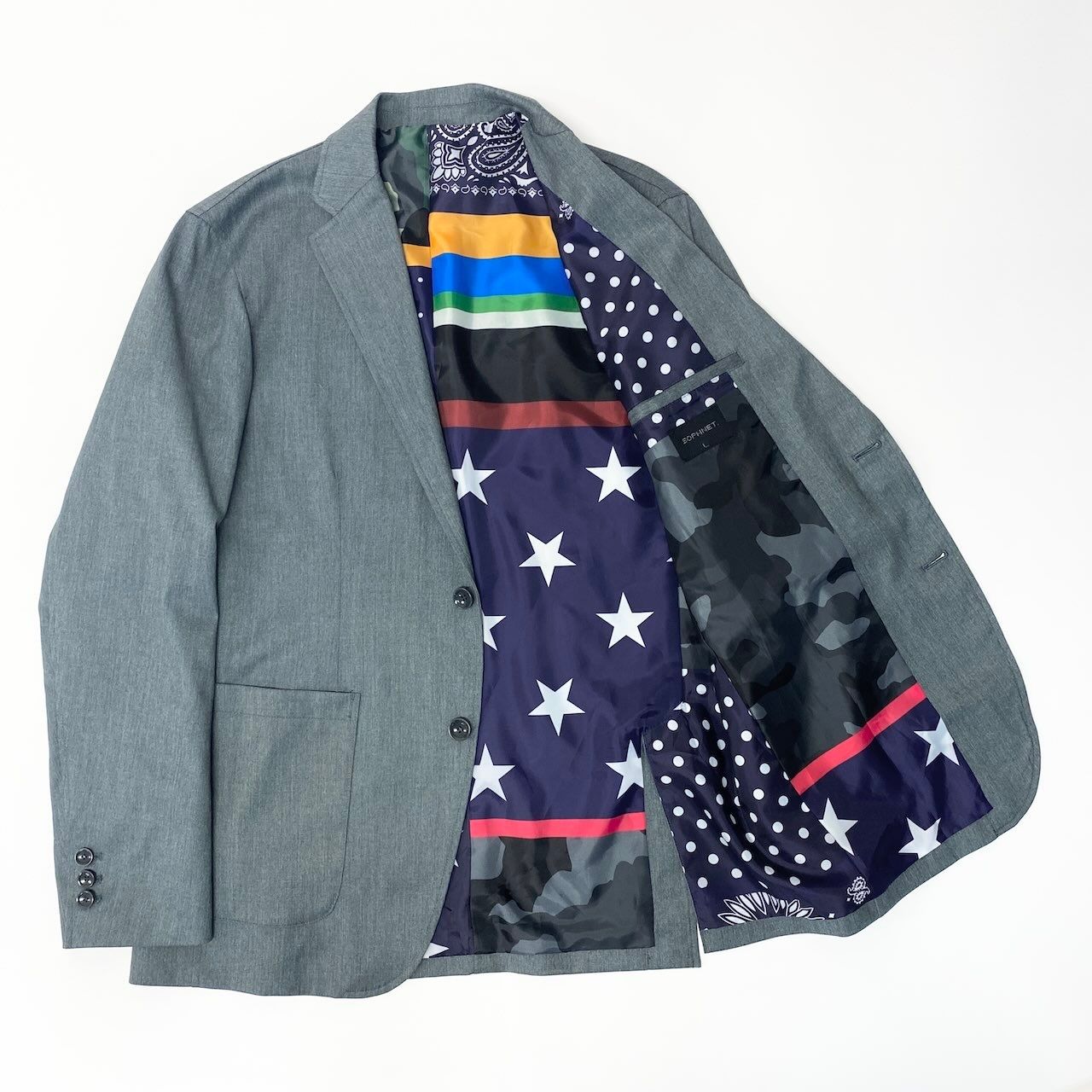 72c24《美品》 SOPHNET ソフネット カジュアルスーツ セットアップ 