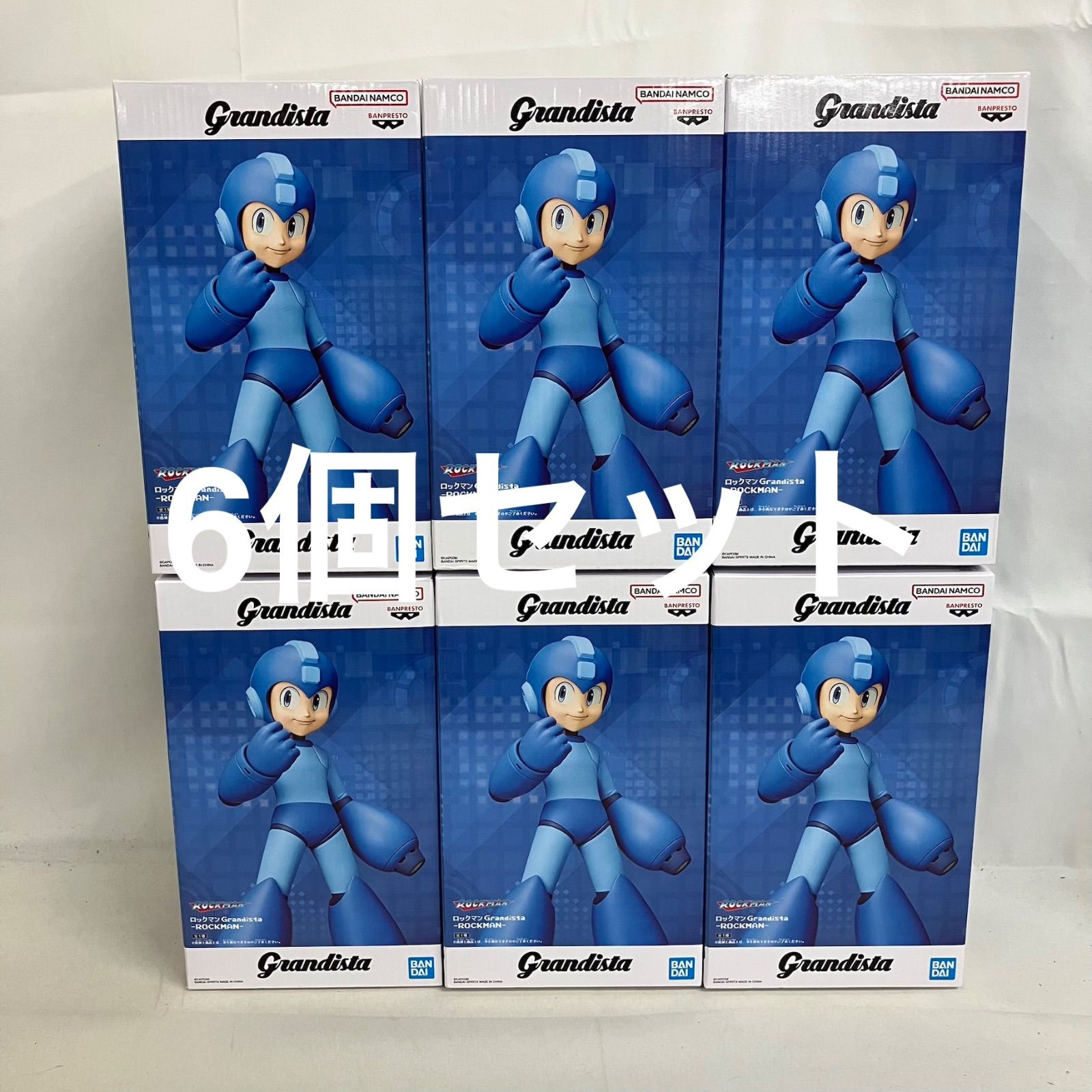 未開封 ロックマン Grandista ロックマン フィギュア 6個セット SF3B95 
